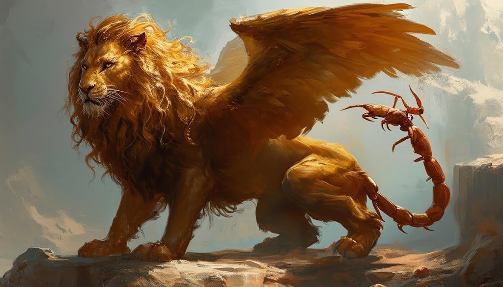 Minh họa cho con manticore