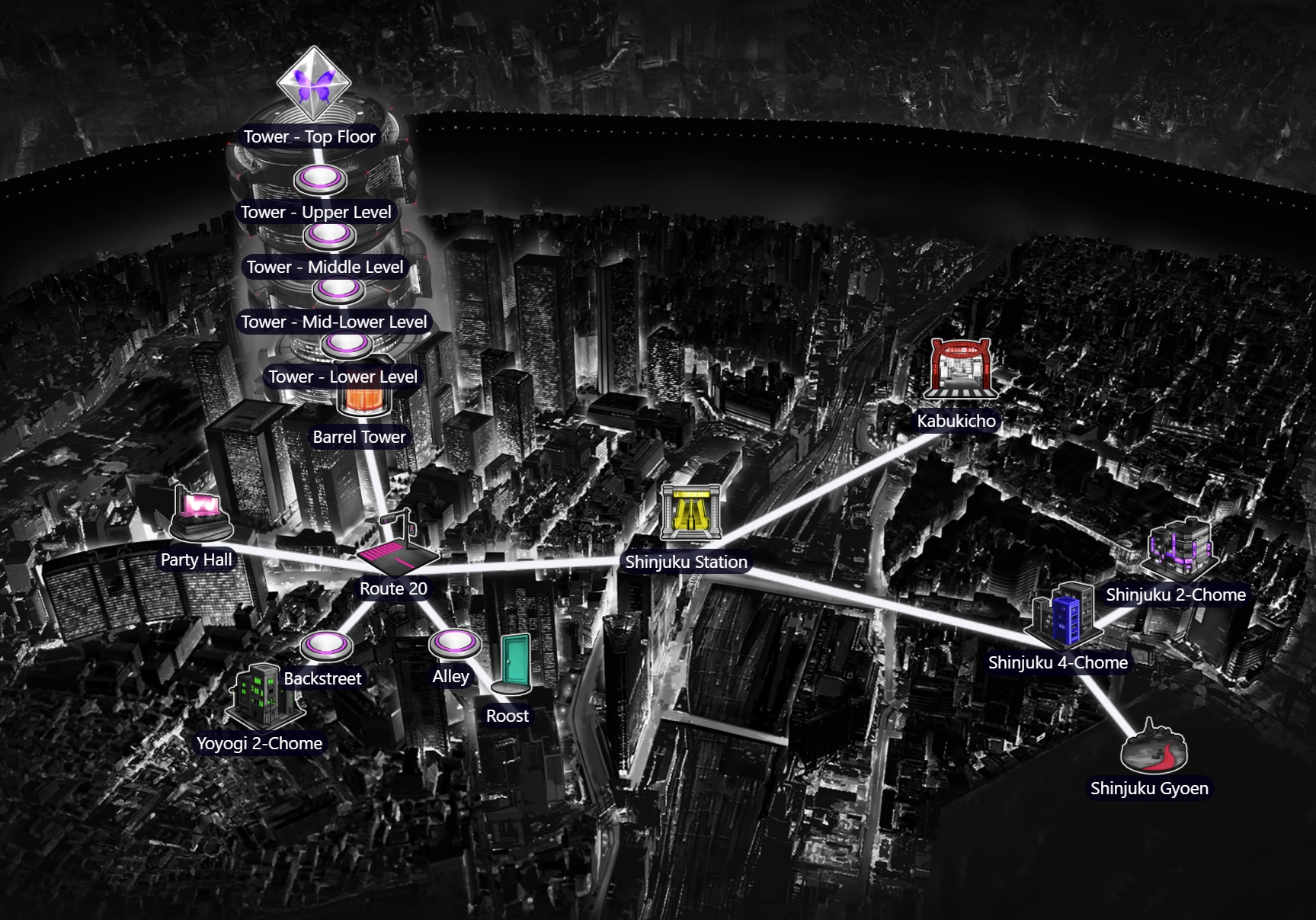Toan canh Map Shinjuku